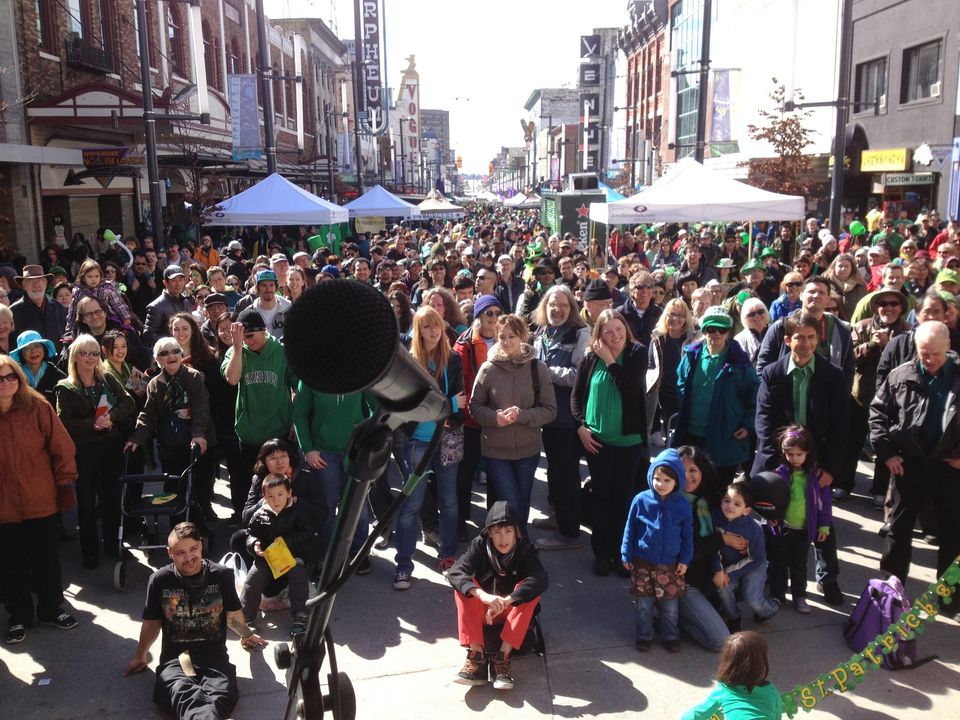 the view from the stage at the 2013 Vanbcouver Celt Fest